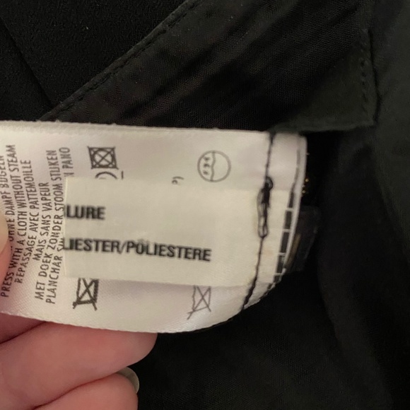 Vintage Escada Pleated Skirt with Faux Leather 34 - Picture 10 of 11